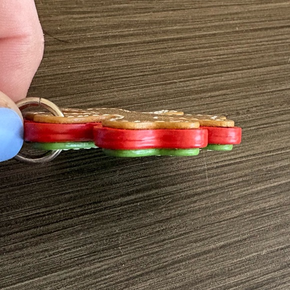 Coach Four Leaf Clover Bag Charm Keychain Y2K - Picture 9 of 9